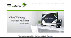 Desktop Screenshot of pixelgreen.de