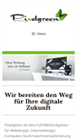 Mobile Screenshot of pixelgreen.de